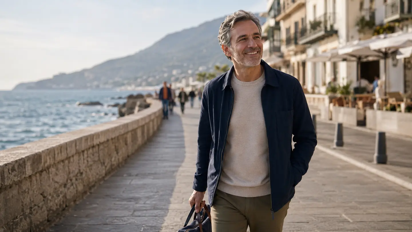 Adult travelling and living everyday life during the course of dental implant treatment